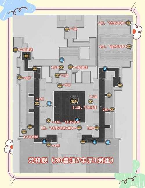 速通必备！无主之地215B阶段通关秘籍_全隐藏宝箱路线图